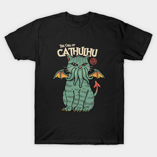 The Call of Cathulhu T-Shirt by Vincent Trinidad Art